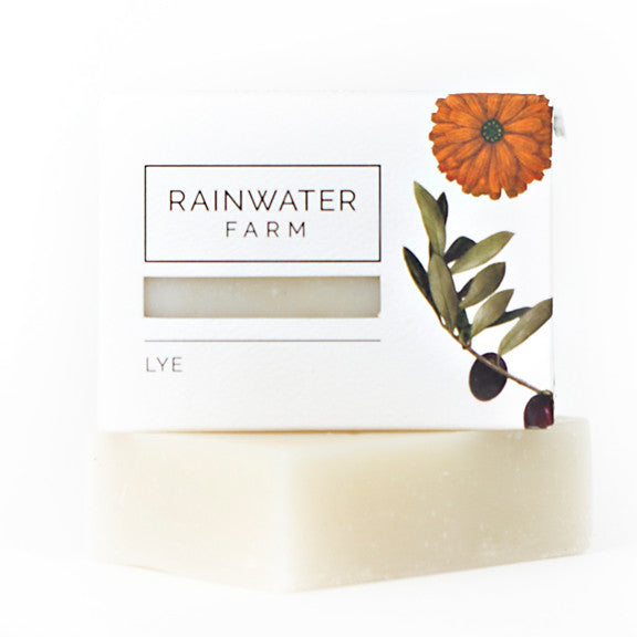 Lye Soap - Traditional, Gentle, Unscented Stain Remover - Rainwater Farm